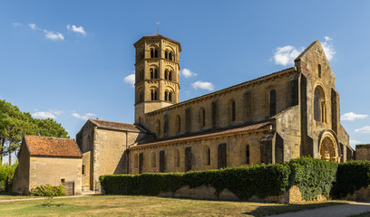 Church Anzy-le-Duc with Tower