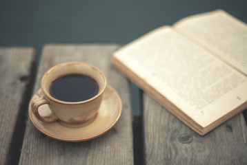 coffee with a book