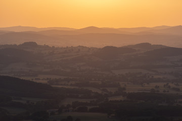 Morvan Sunset France