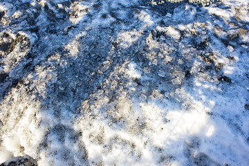 The amazing show of the Gulfoss waterfall during winter time. Gulfoss is located in the canyon of Hvítá river in southwest Iceland.