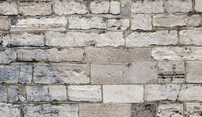 Rough Bricks texture white wall