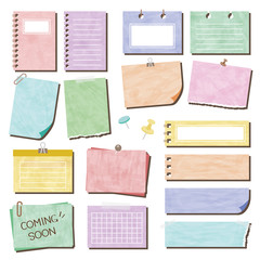 水彩風　ノート　セット