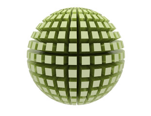 3d abstract sphere concept . rendered illustration