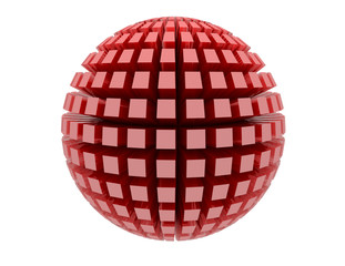 3d abstract sphere concept . rendered illustration