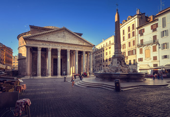 Obraz premium Pantheon in Rome, Italy