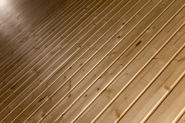 New wall of wooden boards as a background