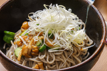 Japanese buckwheat noodles