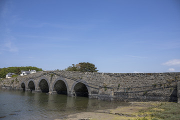Fototapeta na wymiar Eine alte, historische Brücke in Galway - Irland