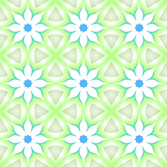 Seamless pattern background with multi-colored wavy lines.