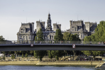 Obraz premium Paris rio Sena