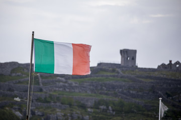 Irische Flagge - Inish Oir - Irland
