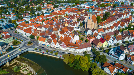 Panorama der Stadt Nürtingen