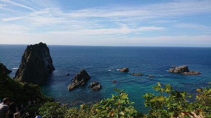 これが積丹岬の積丹ブルー ／北海道