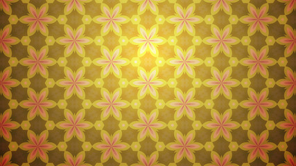 Background with a colorful, diverse cyclic pattern.