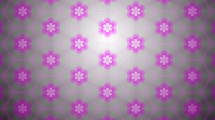 Background with a colorful, diverse cyclic pattern.