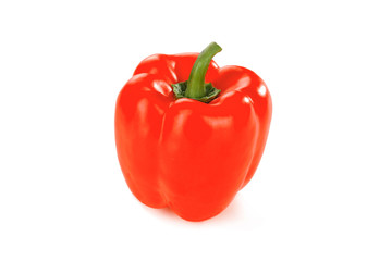 Rote Paprika isoliert auf weiß