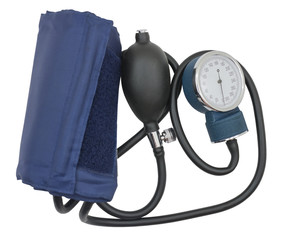 tonometer and a manometer on a white