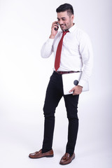 Businessman isolated.