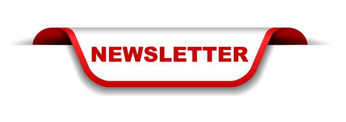 red and white banner newsletter