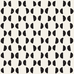 Hand drawn lines seamless grungy pattern. Abstract geometric repeating texture in black and white.