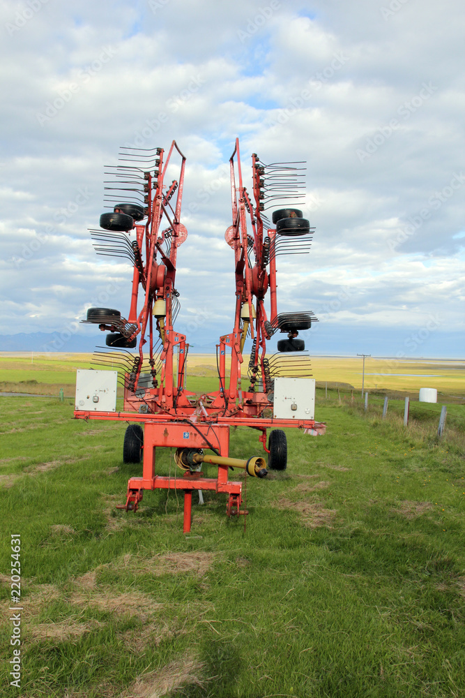 Poster matériel agricole