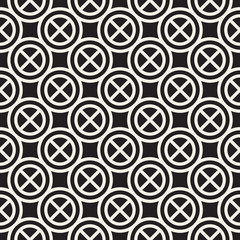 Vector seamless pattern. Modern stylish abstract texture. Repeating geometric tiles..