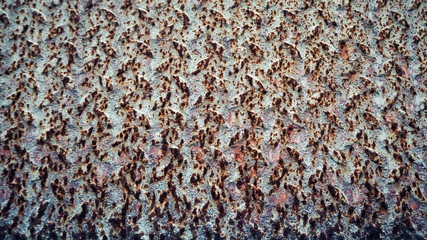 metal old sheet with dark space for text, grunge steel background.