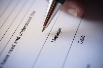 Business concept of agreement.
