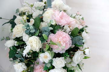 Decoration artificial flower arrangement modern bouquet wedding