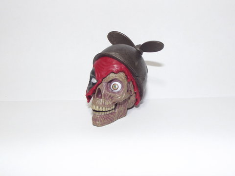 Deadpool head zombie