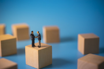Business agreement concept.