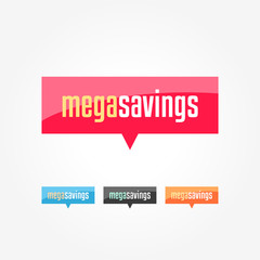 Mega Savings Shopping Tags