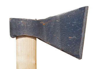 New axe isolated on white