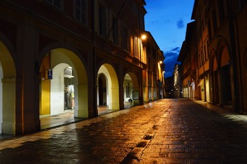 Fototapeta premium streets of Italy, at night 