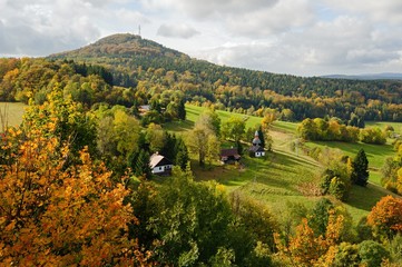 Autumn colorful landscape