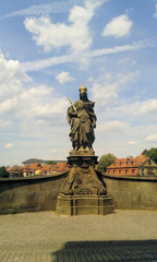 Fototapeta na wymiar Statue in Bamberg