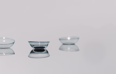 Contact Lenses On White Background 1