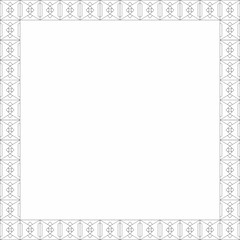 Presentation board Mediterranean door ornament made by line sketches