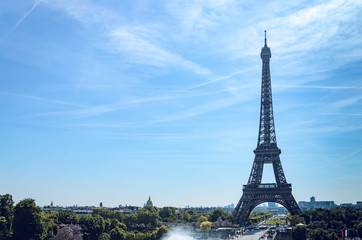 Obraz premium Eiffel tower from Trocadero in Paris
