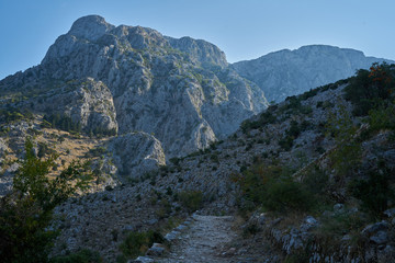 Fototapeta na wymiar Berge bei Kotor