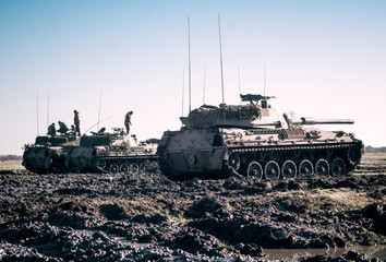 Obraz premium Military Army Tanks