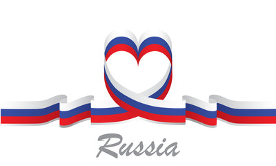 russia love flag