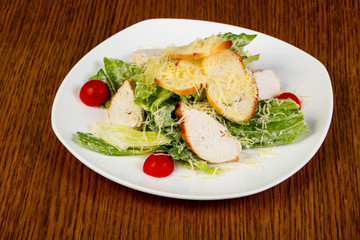 Caesar salad with chicken