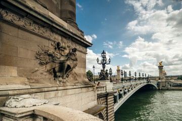 Fototapeta na wymiar Pont Alexandre III, Paris
