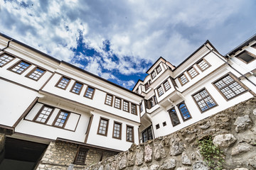 Generic architecture of traditional house of Urania in old Ohrid town in FYR Macedonia