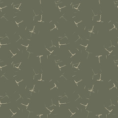 UFO military camouflage seamless pattern in in different shades of green and beige colors
