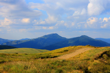 Mountain valleys Krasna