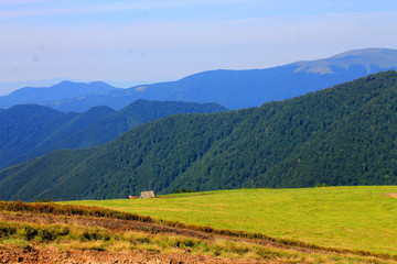 Mountain valleys Krasna