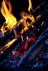 Feuer, Lagerfeuer, Camping, Lagerfeuerromantik, Hintergrund, Textur 