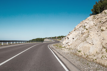 mountain road in Altay